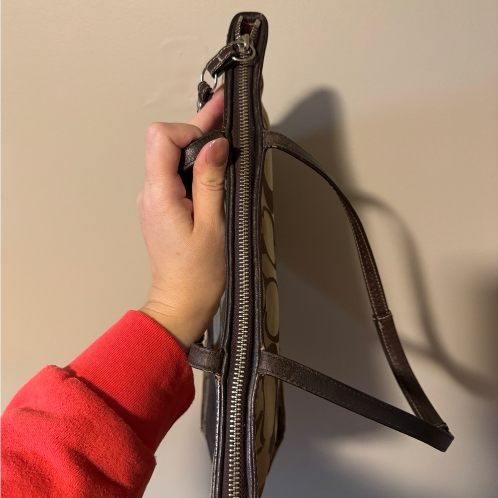 Coach Signature Brown Tote Bag - Picture 8 of 8